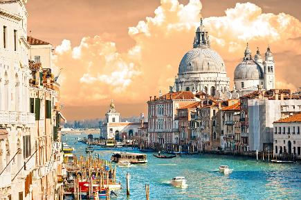 Mittelmeer: Venedig, Einfahrt zum Canal Grande